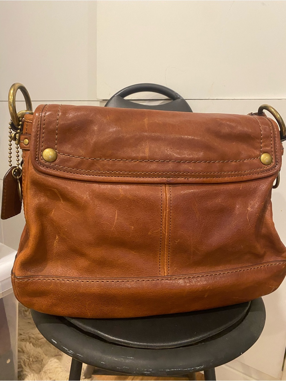 Coach 65th Anniversary Legacy Bag in Chestnut Brown - Picture 3 of 12